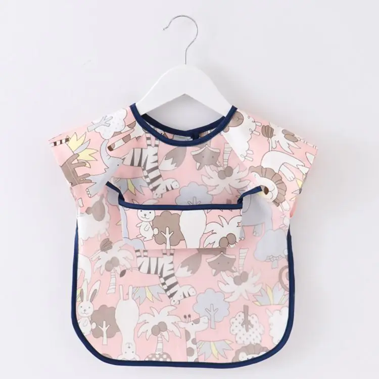 
Chinese Manufacturer Cloth Baby Clothing Toddler Bib Personalised Apron Dentis Waterproof Bibs 