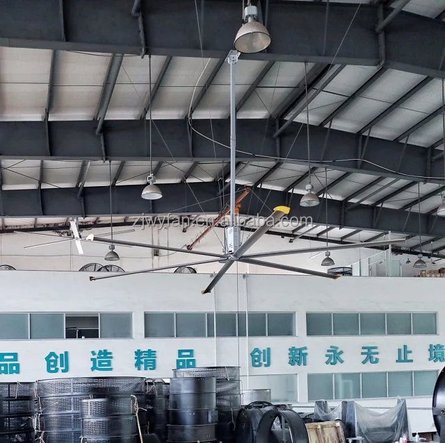 6,72 м 22 фута коммерческий Hvls большой потолочный вентилятор с прямым приводом Pmsm мотор потолочный вентилятор