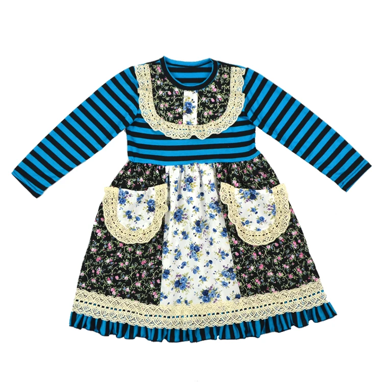 Digital Print Customization Beggar Skirt new born baby clothes Big Pocket Cute baby knitted dress