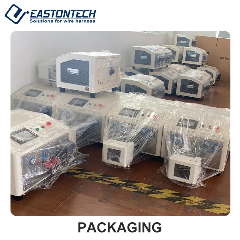 EW-3010 Cable manufacturing automatic stripping machine easy to operate full electrical thin small cable stripping equipment