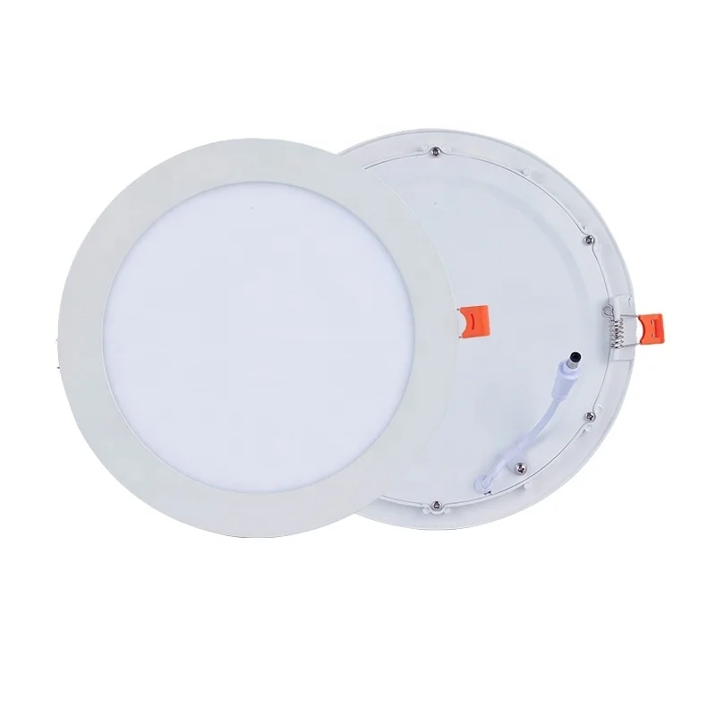 White round aluminum IP44 commercial 3000k 4000k 6000k 6 watt china electrical led panel light with ce