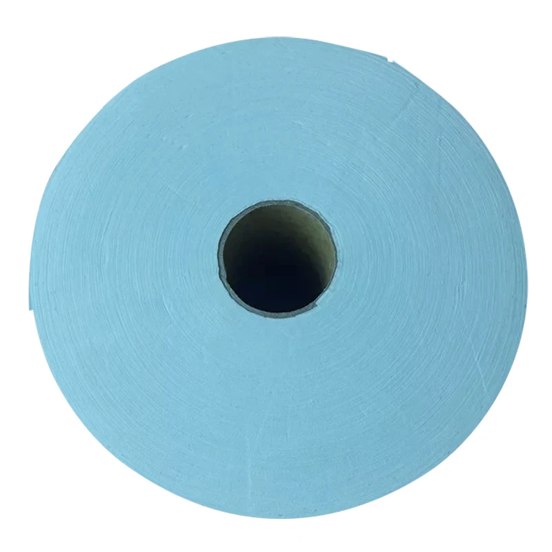 Heavy duty woodpulp polyester material Industrial blue woodpulp cellulose Shop Towels