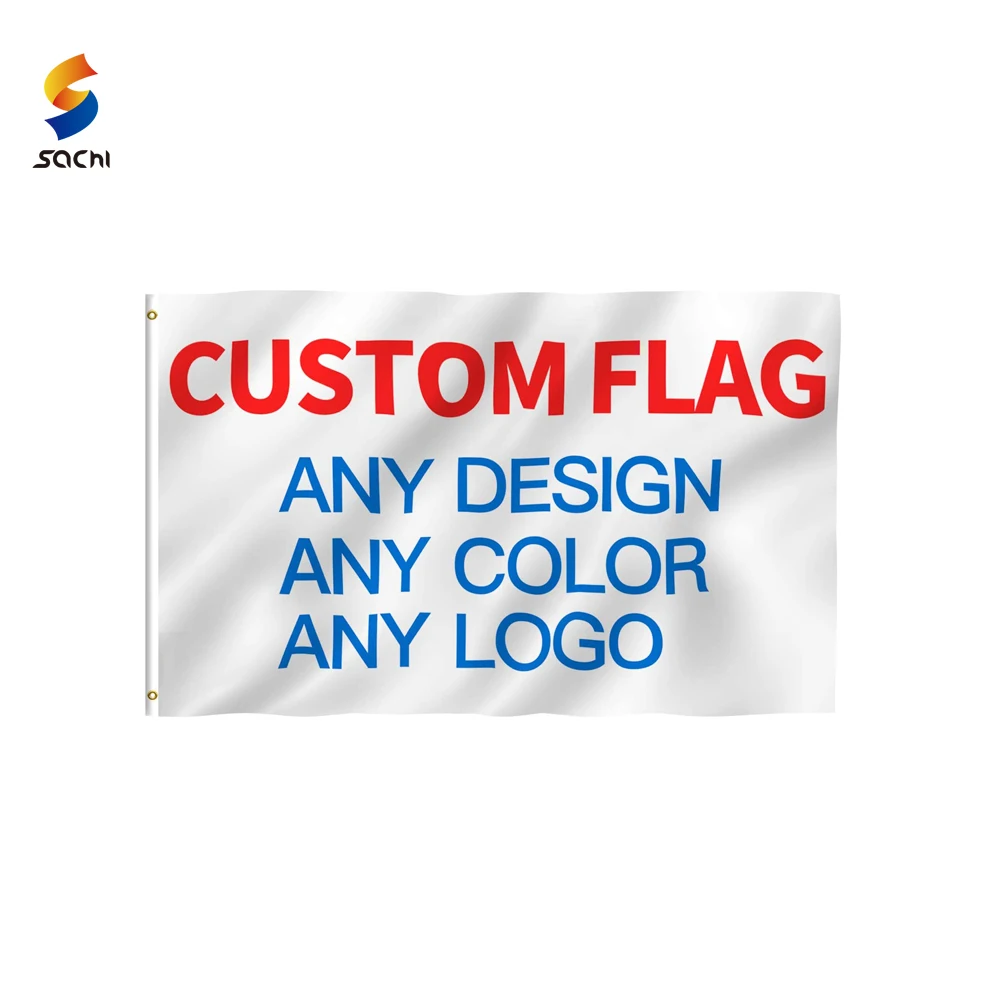 All Color Wholesale Polyester Flying Customized Logo Printing Country Flags