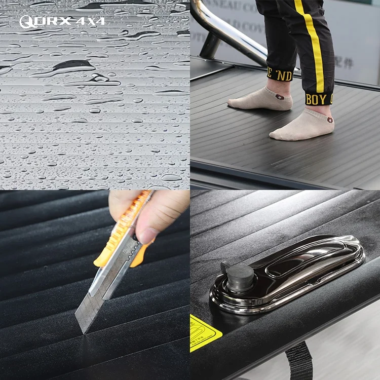 2022 New Design Waterproof Retractable Tonneau Cover Short Bed For Ford F150