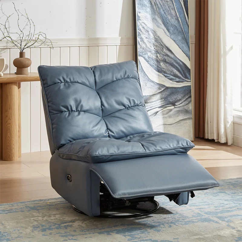 Новое Трендовое оранжевое вращающееся кресло-качалка для гостиной читальный двор и кожаный диван