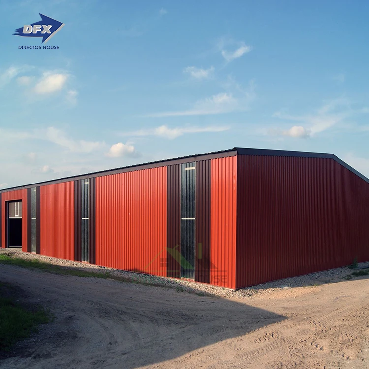 Prefabricated Construction Industrial Metal Materials Hangar Shed Warehouse Workshop Plant Steel Structure Building