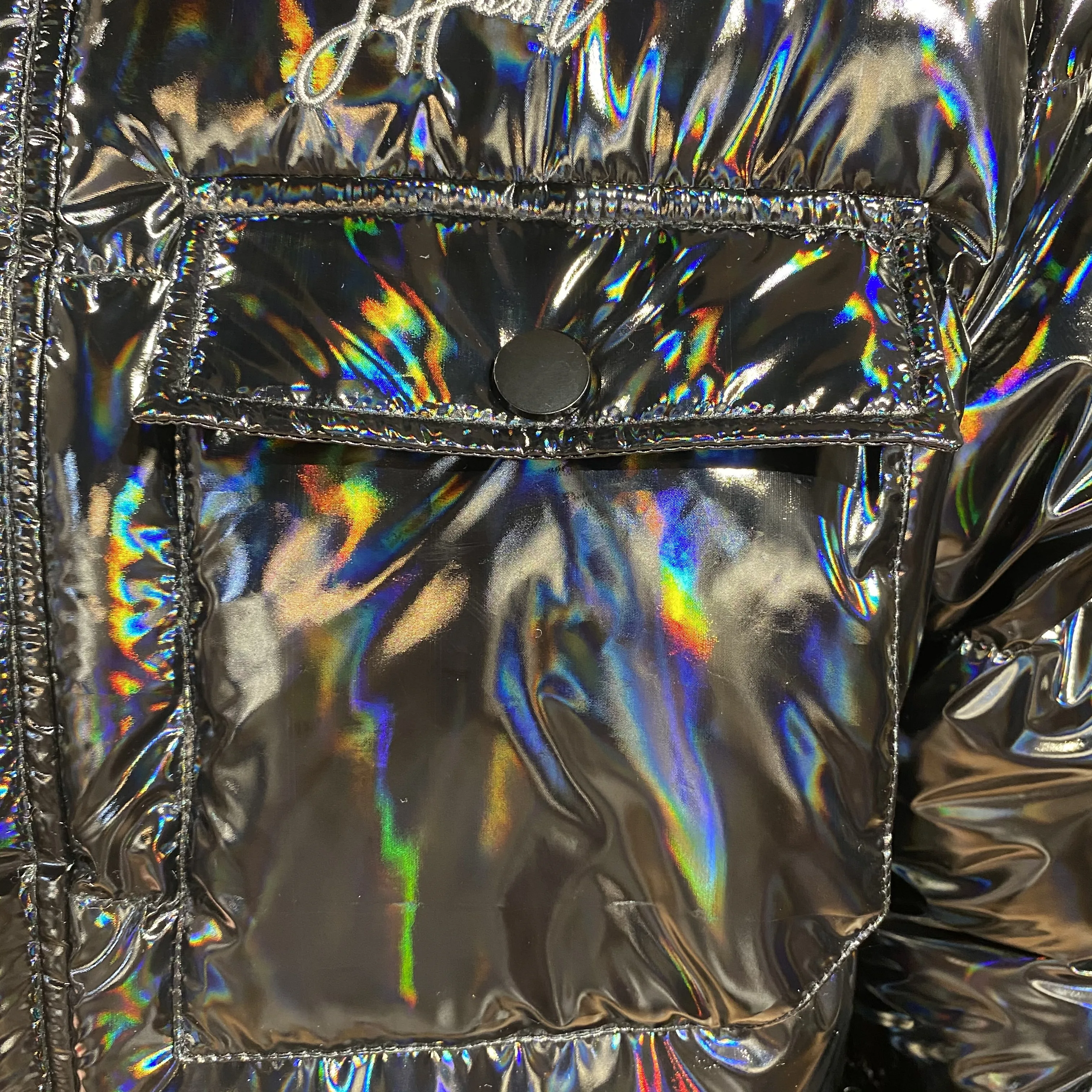 Мужская парка из искусственного меха с логотипом на заказ куртка со съемным капюшоном зимняя Светоотражающая нейлоновая для мужчин