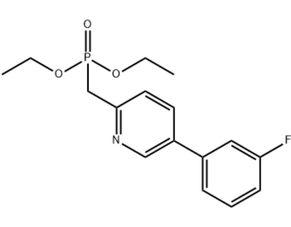 Фосфоновая кислота [[5-(3-фторфенил)-2-пиридинил] метил] диэтиловый эфир CAS:380894-77-9