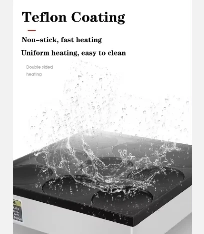 900W Waffle Making Machine 9 Holes Dorayaki Machine 220/110V Non Stick Round Shape Pancakes Maker