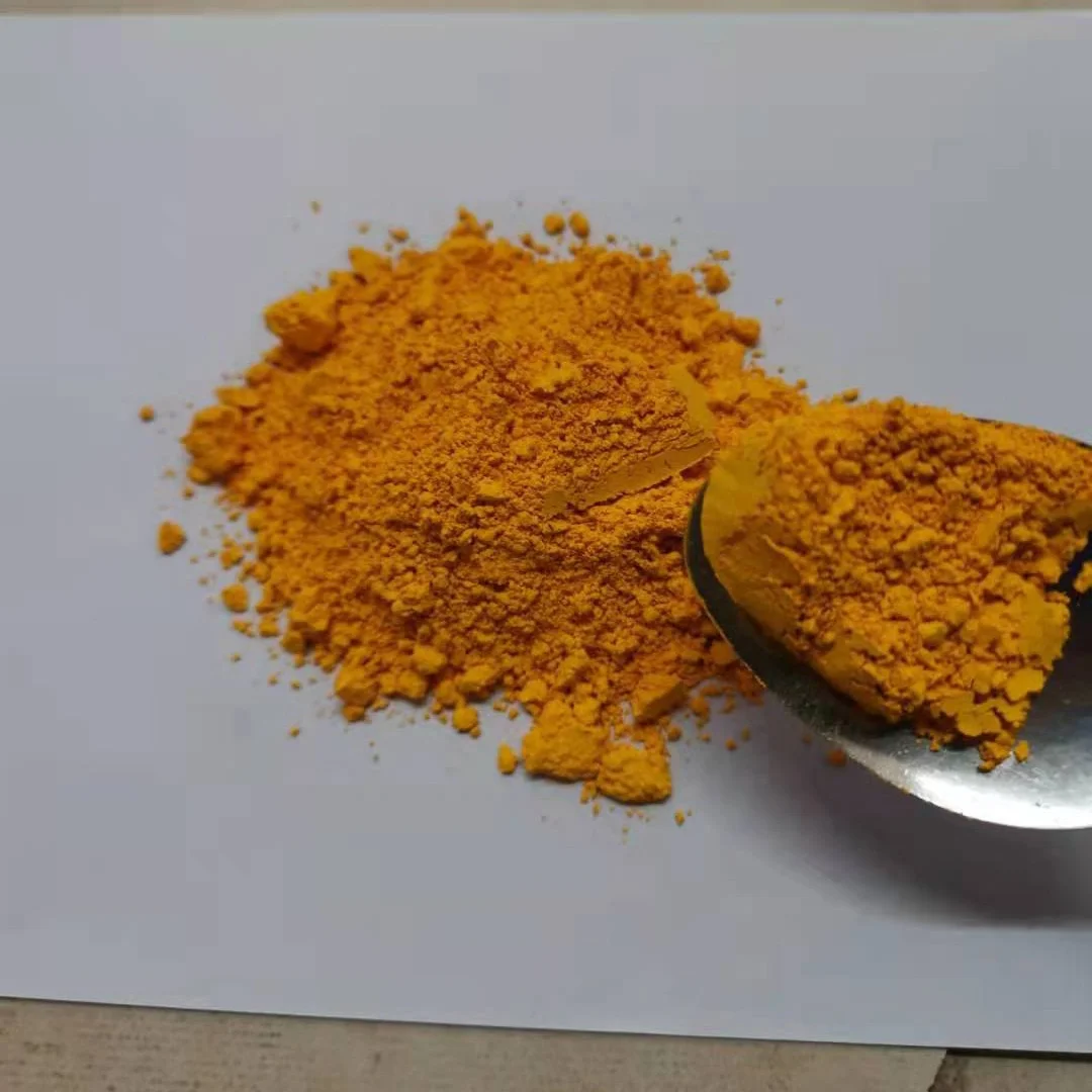 For the coloring of glass ceramics, heat-resistant brightly colored cadmium lemon yellow pigment