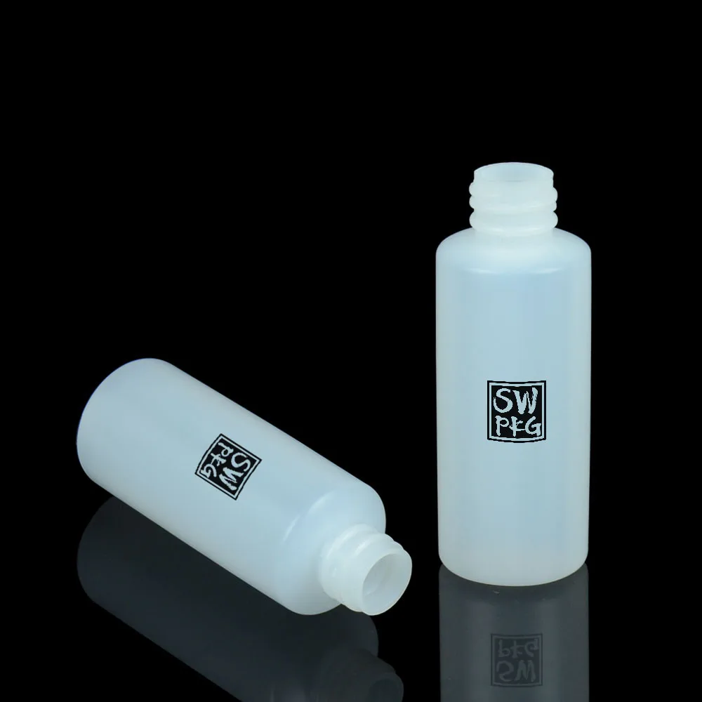 SWPKG 20ML 30ML 60ML Empty Plastic Potion Glue Bottles Soft Hair Oil Dye Squeeze Applicator Bottle