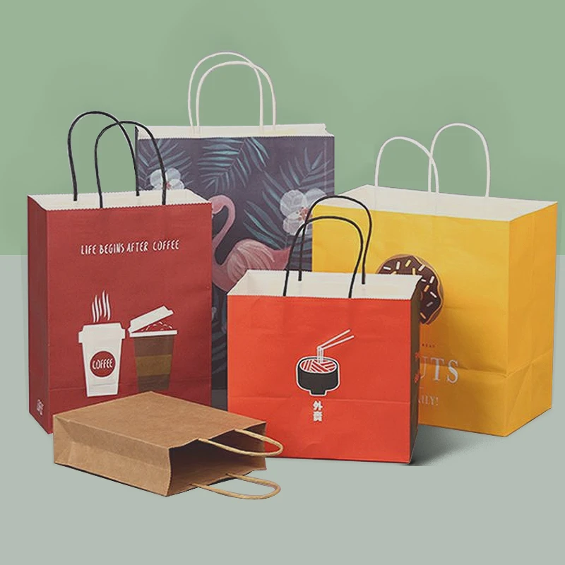 Manufactures Custom Paper Bags Extra Large Environmental Foldable Gift Jewelry White Paper Gift Shopping Bags Heat Seal CF