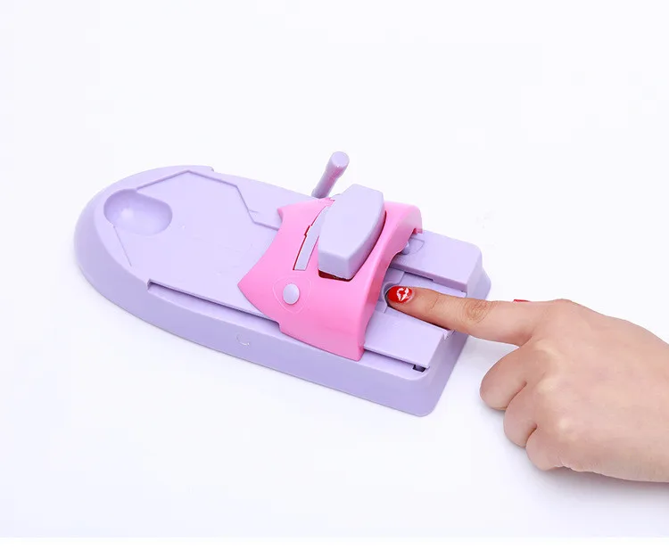 Hot Sale Portable 3D Manicure Printer Finger Art DIY Nail Print Machine with Stamp Plate