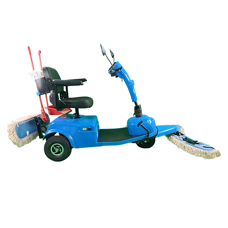 Ride on Floor Mopping Sanitary Equipment Three Wheel Dust Cart