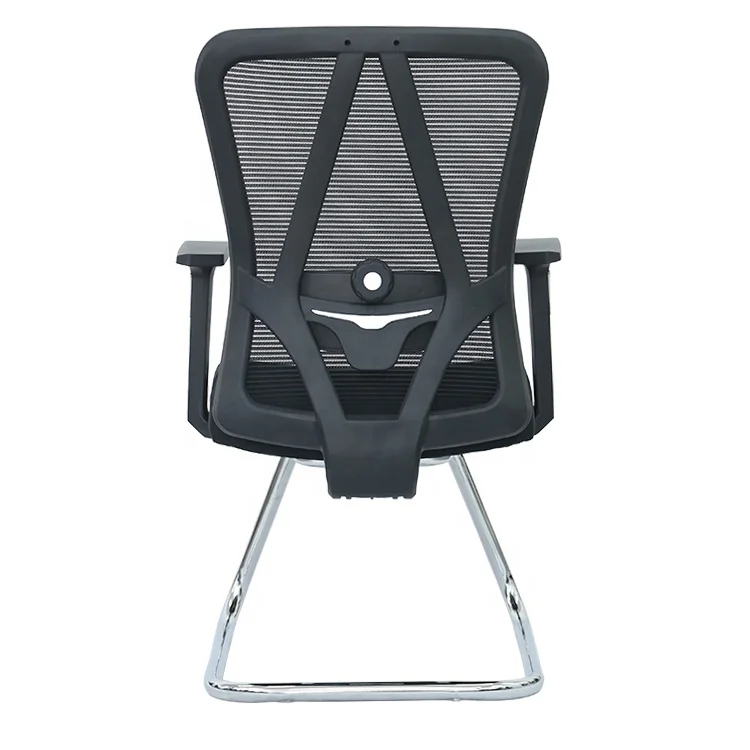 Black high back swivel chair without wheels in office chairs,modern office furniture