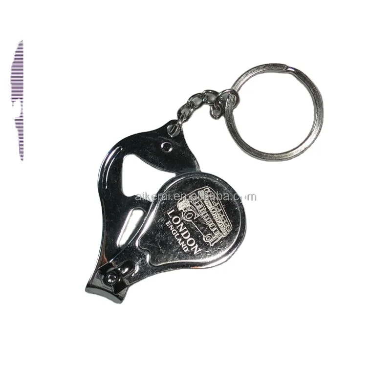 top quality country name custom laser metal nail cutter key chain,metal nail cutter,alloy metal nail cutter souvenir