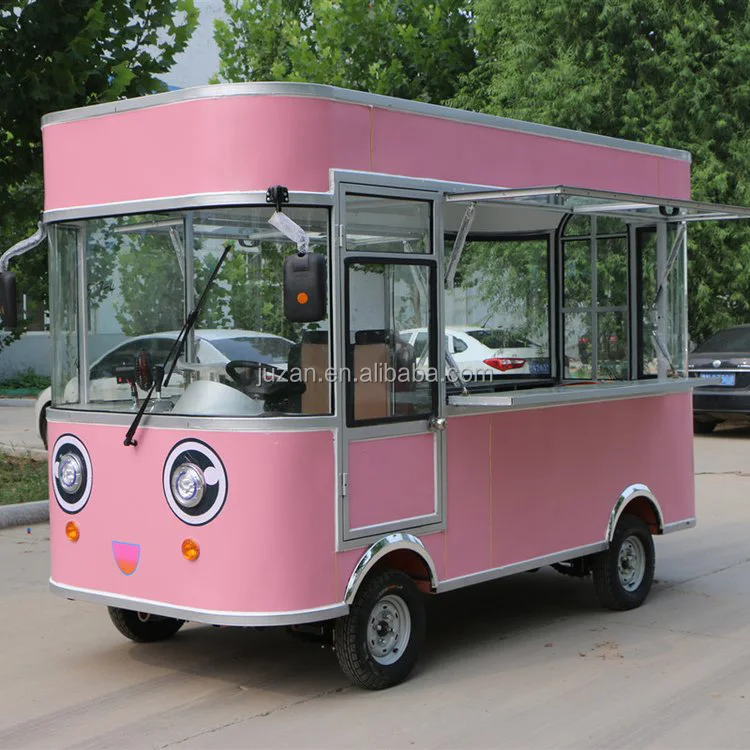 foot truck snack food street food cart freezer moped food cart