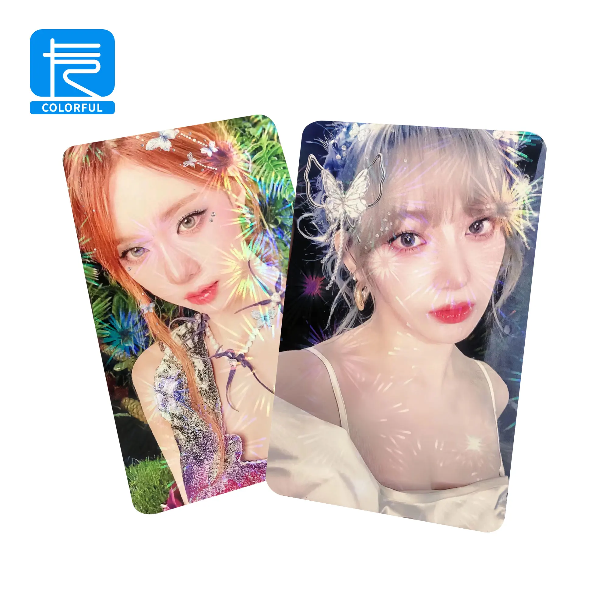 2024 Kpop Photo Laser Photocard Star Film Holograph Lomo Card Custom Holigraphique Photo Card