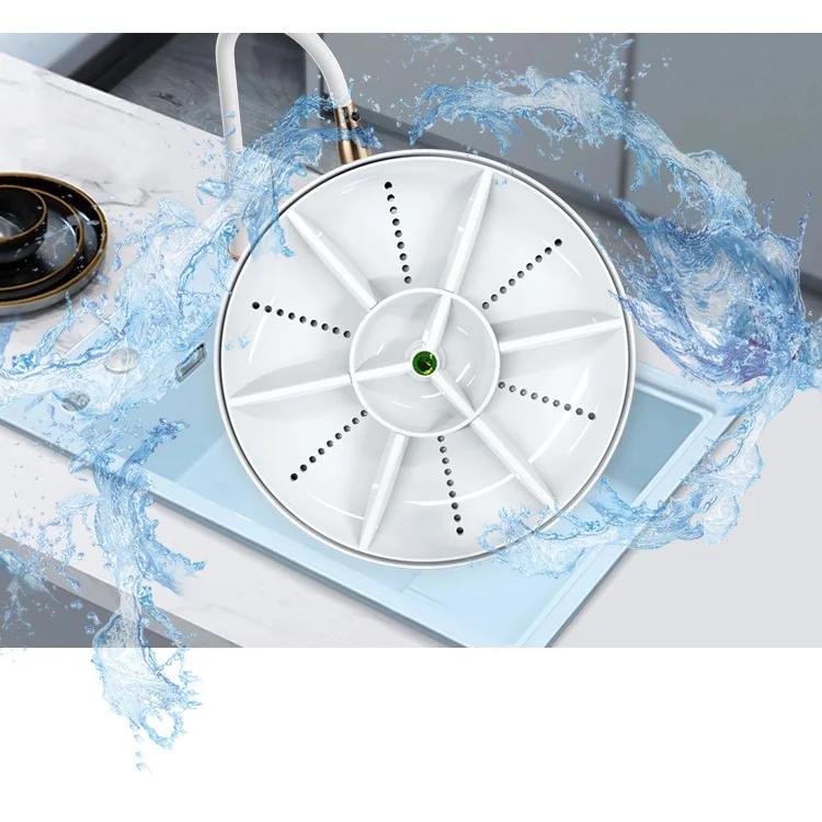 Беспроводная ультразвуковая посудомоечная машина полуавтоматическая портативная кухонная мини-посудомоечная