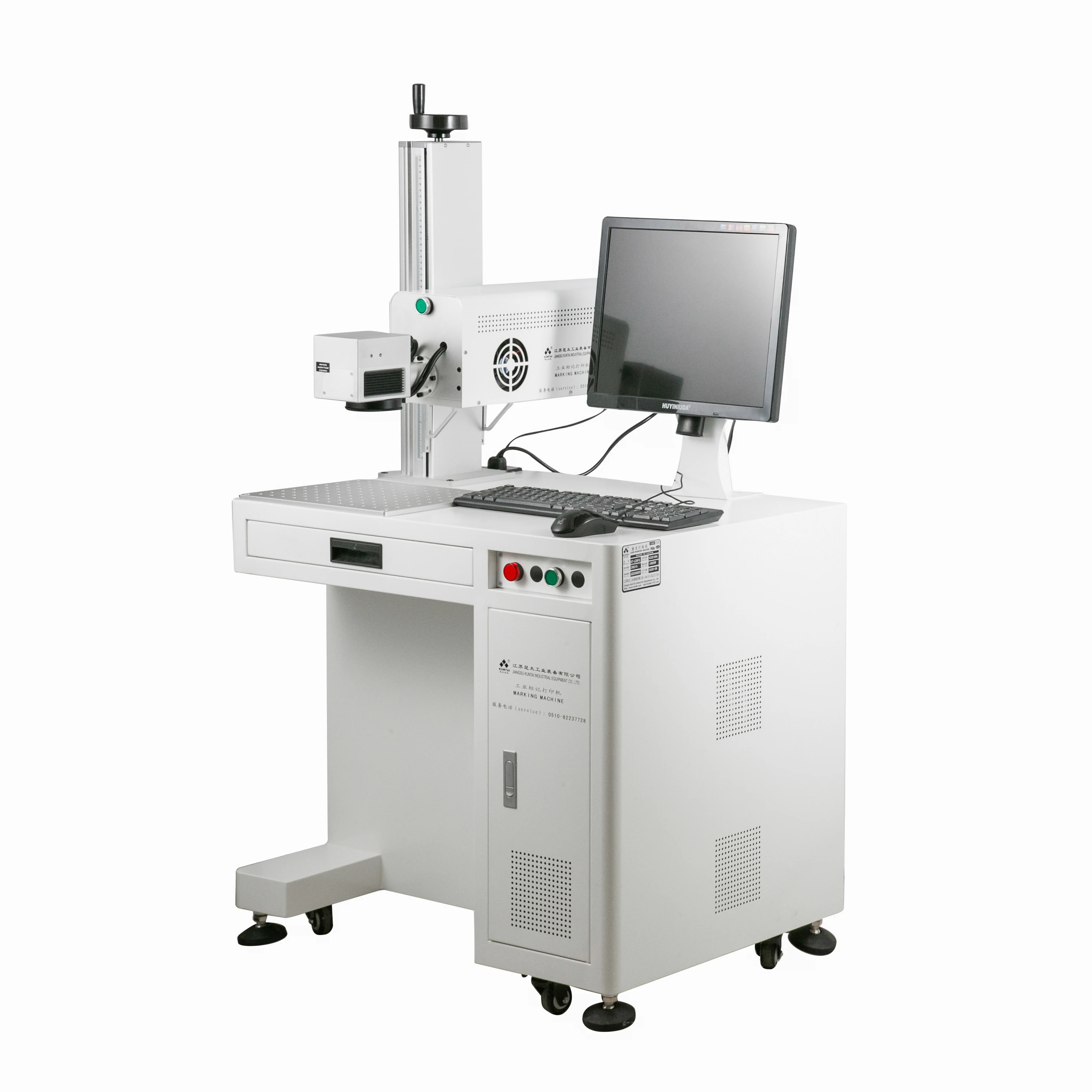 Synrad Dawei CRD CO2 laser rf metal tube laser marking machine PLASTIC LEATHER ACRYLIC