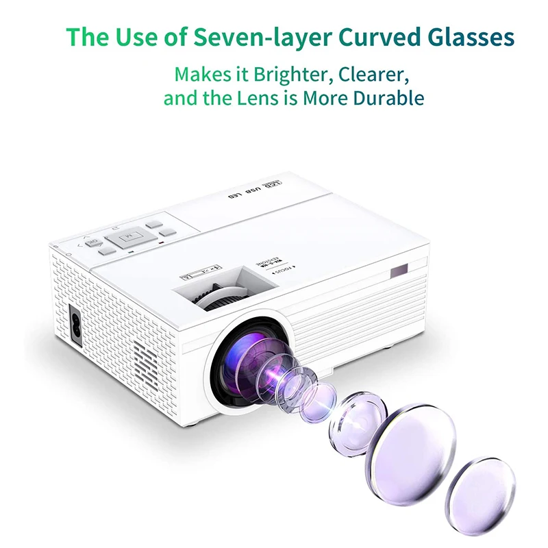 M8-G Short Throw Led Projector For Education,Business Presentation,Home Entertainment Full Hd Projector