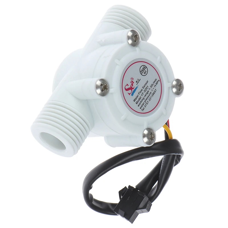 Meter Flowmeter Counter Sensor Control Effect Flowmeter Hall 1-30L/min For Arduin0 1/2' Water Flow Sensor Switch