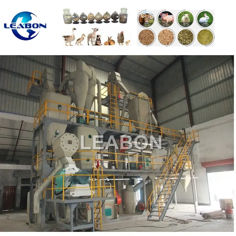 1-3T/H CE Animal Feed Processing Equipment Poultry Chicken Feed Pellet Mill Machine Chicken Feed Processing Machine PRICE