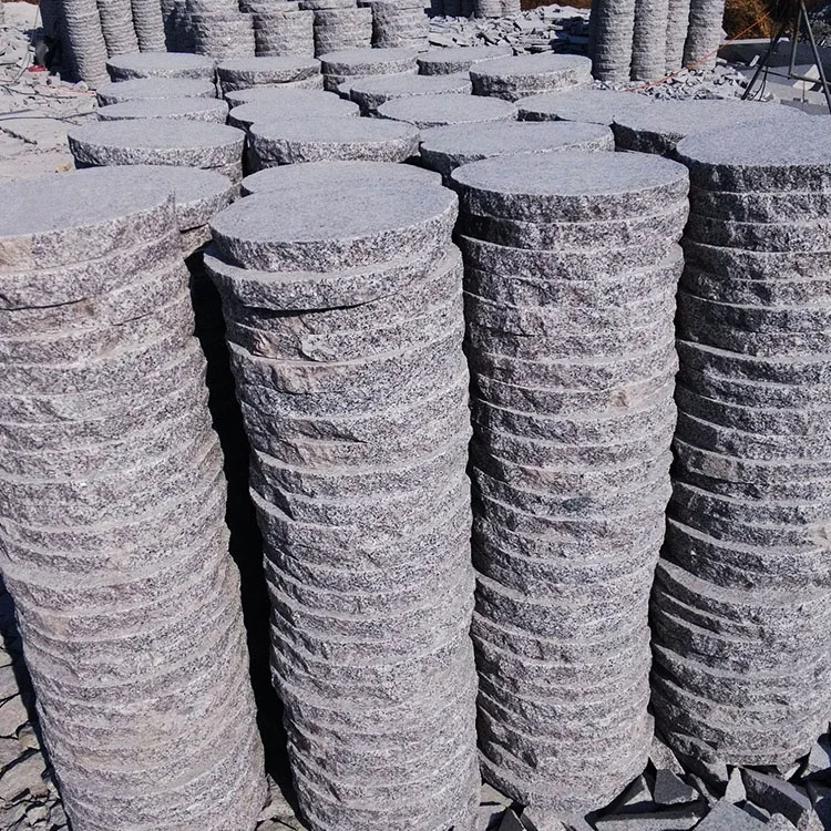 Hot Selling Garden Stone Granite Stepping Paving Stones Outdoor Landscaping Round Pavers Garden Stone Paving