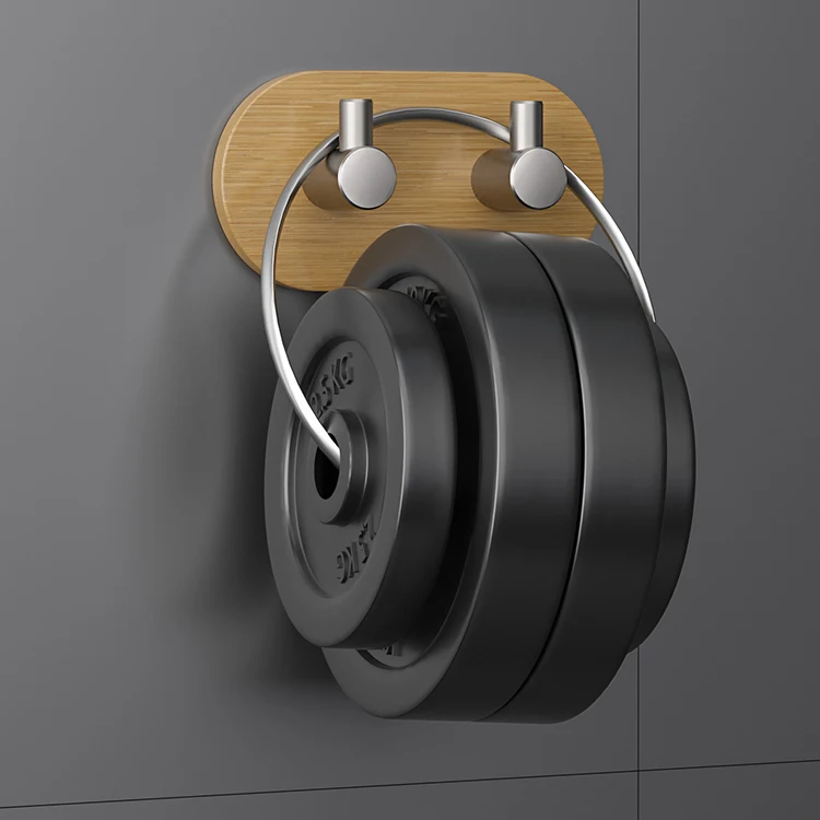 Hot Selling Removable Stainless Steel Living Room Bathroom Towel Clothes Key Hang Hooks