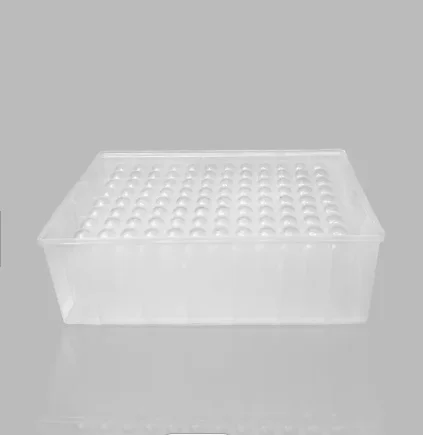Factory Wholesale lab High Quality Circle/square  transparent 96 48 Pcr Deep Well Plate With U Bottom