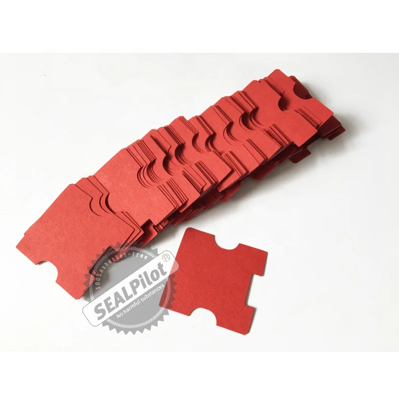 SEALPilot high temperature resistant red fiber flat shim washer, available from stock,customizable