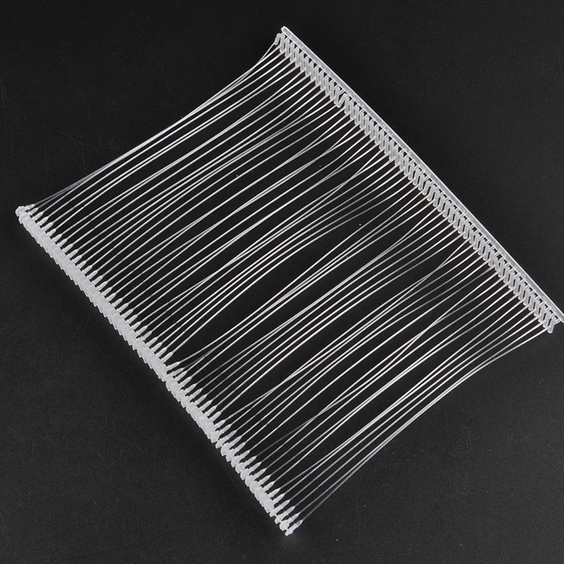 Factory Direct 75mm Plastic Tag Pin Hang Tag Safety Pin For Clothing Clear And White Locking Tag Pins 5000pcs/box