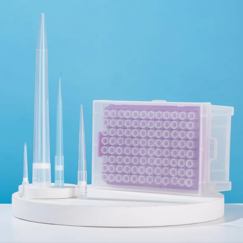 10ul 20ul 200ul Pipette Tips Autoclave PP Material Filter Pipette Tips With Small Mouth