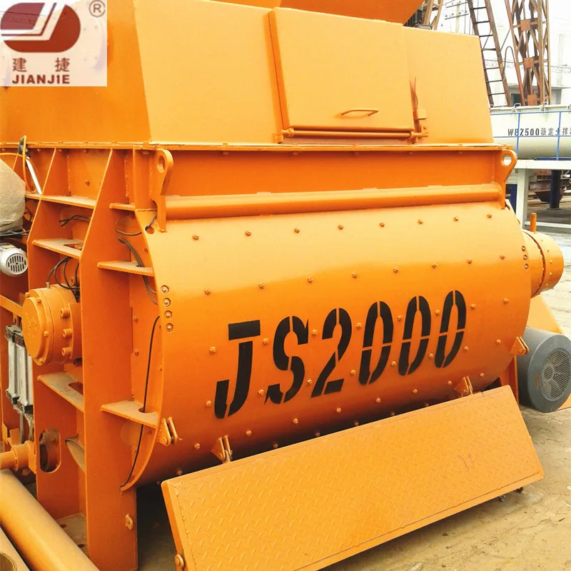 JS2000,120cub/hr,120m3/h Concrete Mixer,main Parts In Concrete Mixing Plant