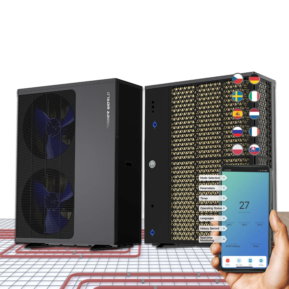 Erp A+++ scop best quality heat pump green gas r290 6kw home heat pump with inverter technology