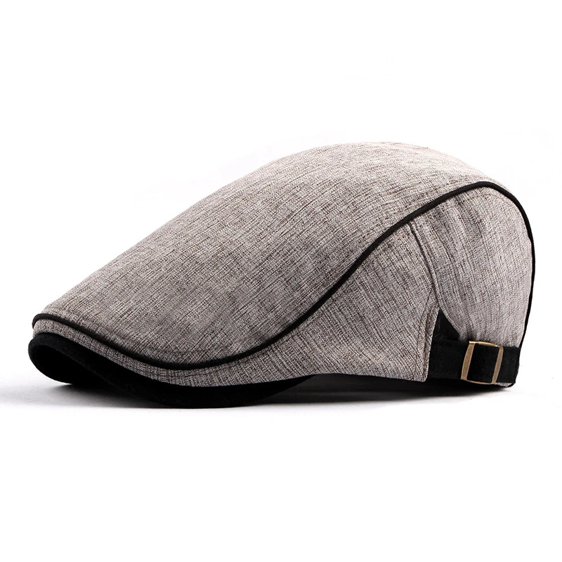 Wholesale classic Fashion Polyester Cotton Newsboy Painter Beret Hat  Custom Ivy Caps For Men