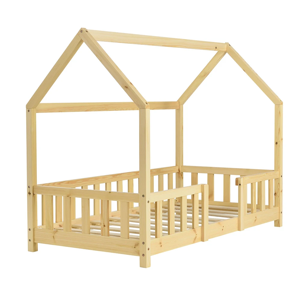 Sales Multifunctional Swing Furniture Baby Wooden Crib Solid Wood for Kid Bamboo Crib Sheets House Bed