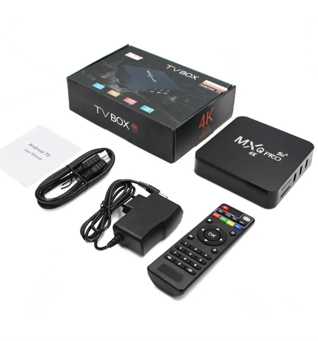 Factory mx q pro Tv Box Allwinner H313 Support Video Youtube games media player 4K 1G  8G 2.4/5gwifi android10 set top box