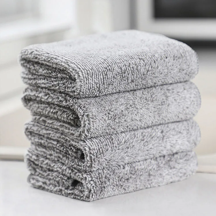 Custom Trendy Clean Microfiber Bamboo Carbon Cleaning Cloth Rags For Car Wash