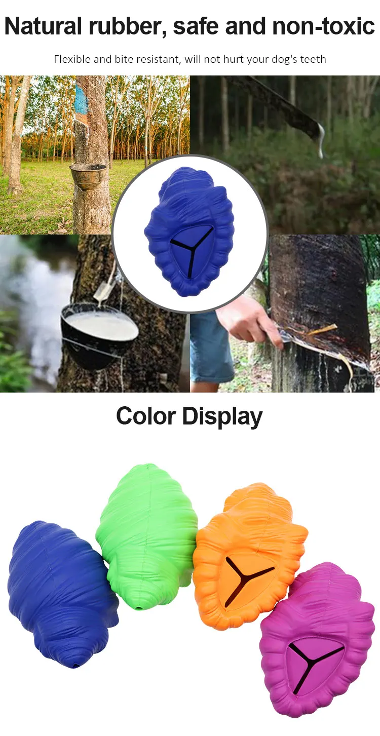 Amazon Hot Sale Treat Dispensing Rubber Molars Chewing Dog Toy Interesting Pet Dog Toy