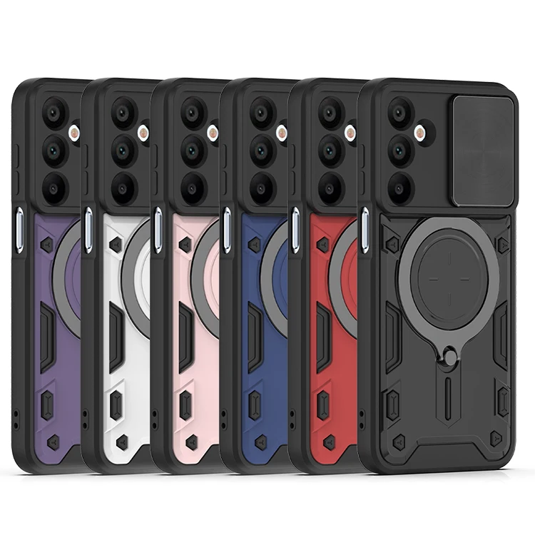 Новый автомобильный чехол с магнитным кольцом для Xiaomi 14 Pro 13T Poco F5 Pro X5 Redmi Note 13 Pro 5G 13C