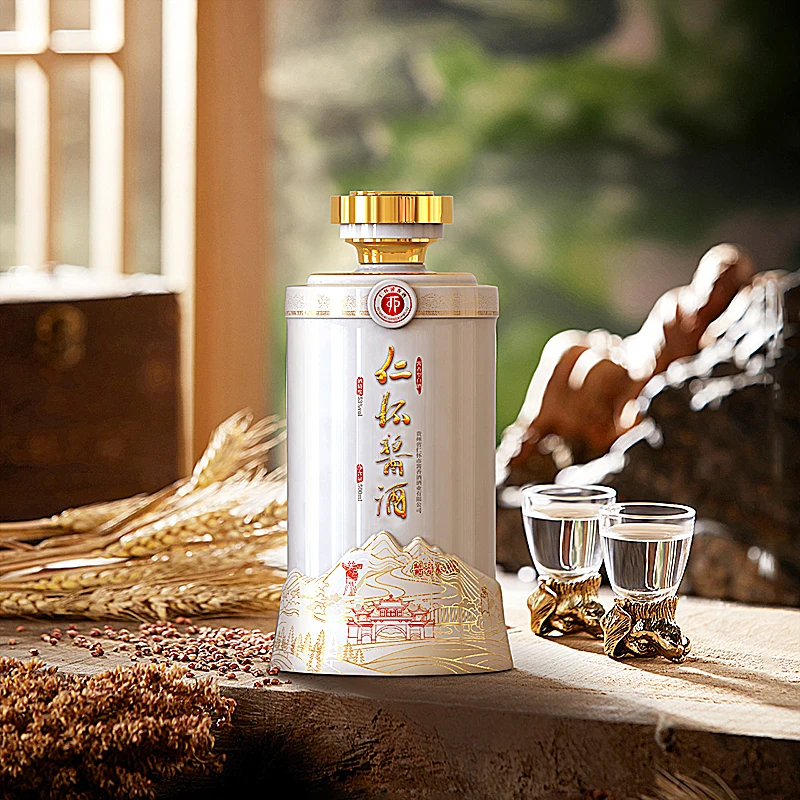 Original Factory Wholesale Alcoholic Beverages White Liquor Ceramic Bottle Mellow Xijiu Baijiu Chinese Liquor