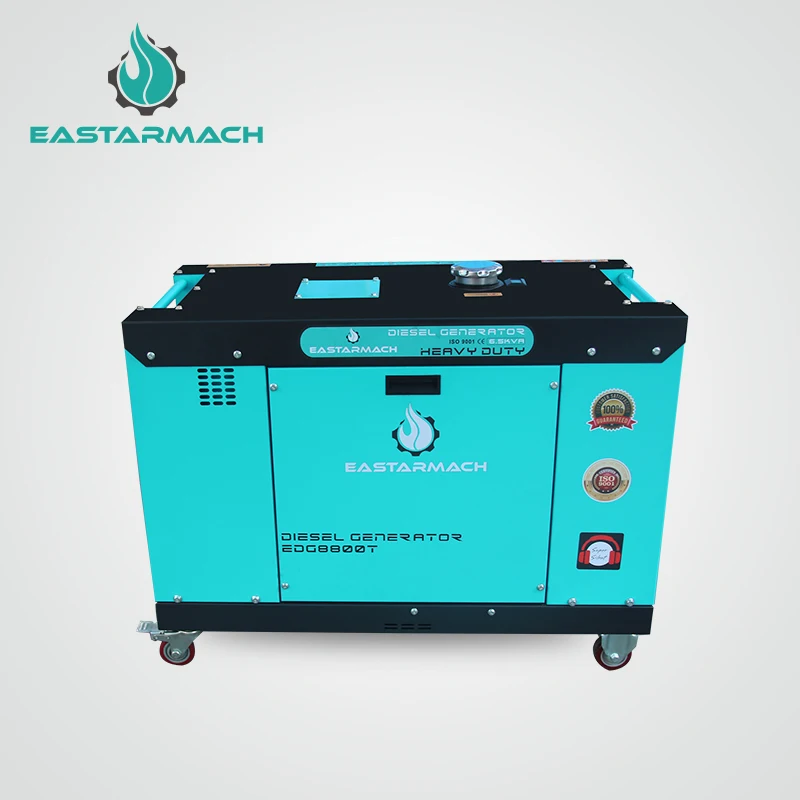 Silent 7kw Small Marine Diesel Generators Set Air-cooled Generator Genset