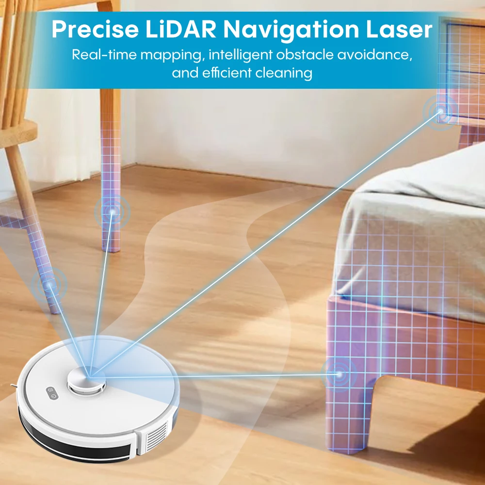 Bagotte Self-emptying Dustbin Sweeping Cheap Pool Floor 5000Pa Electric Aspirateur Germany Robot Vacuum Cleaner