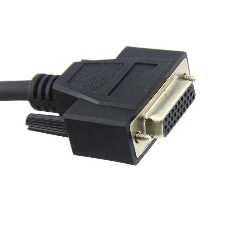 Custom DB25 Female to HDB26 Male Cable