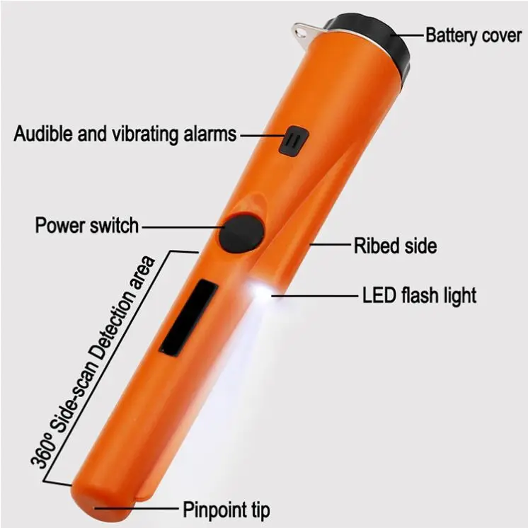 GP-Pointer New Handheld Metal Detector Positioning Rod Detector Metal Pinpointing  waterproof Detector