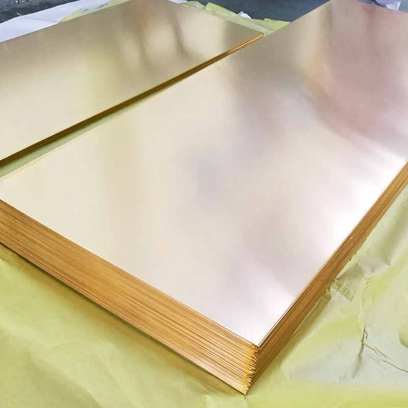 High Quality Baowu Brass plate Sheet Welding  Wholesale Price Customized Solid brass Sheet