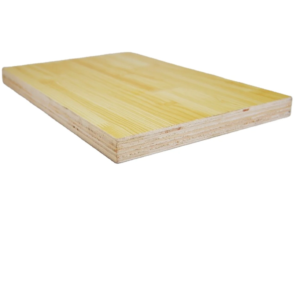 Carb Glue Poplar Hardwood Combi Core Melamine Paper Faced Plywood Sheet