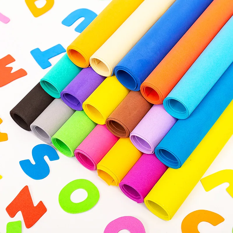 Colorful eva craft foam sheets adhesive foam sheets eva foam glitter sheets
