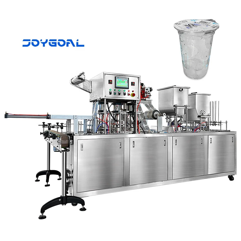 ice cube cup automatic filling and sealing machine